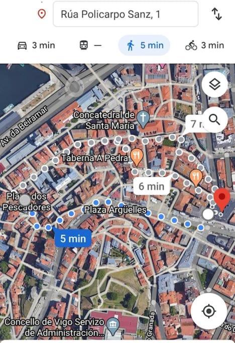 Апартаменты Actualizado 2024, Centro, Pleno Casco Vello Виго Экстерьер фото